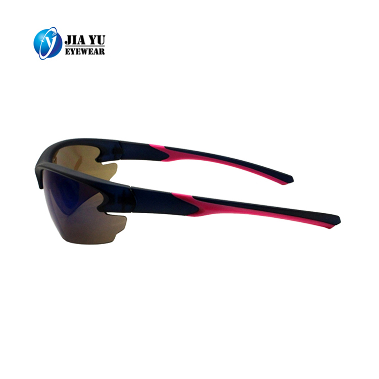 Wholesale Custom Logo Half Frame CE UV400 Interchangeable Lenses Promotional Sports Sunglasses