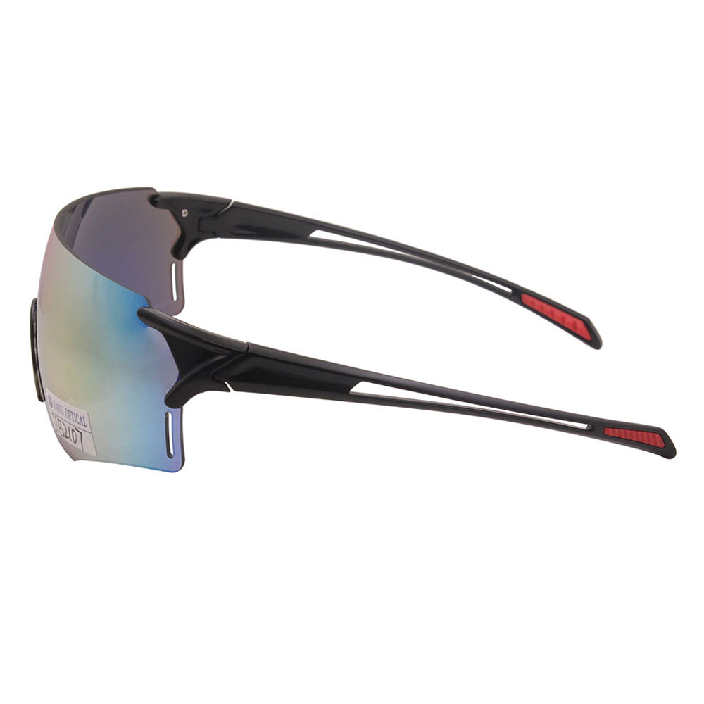 Rimless PC Lens Anti-impact Riding One-piece Sunglasses