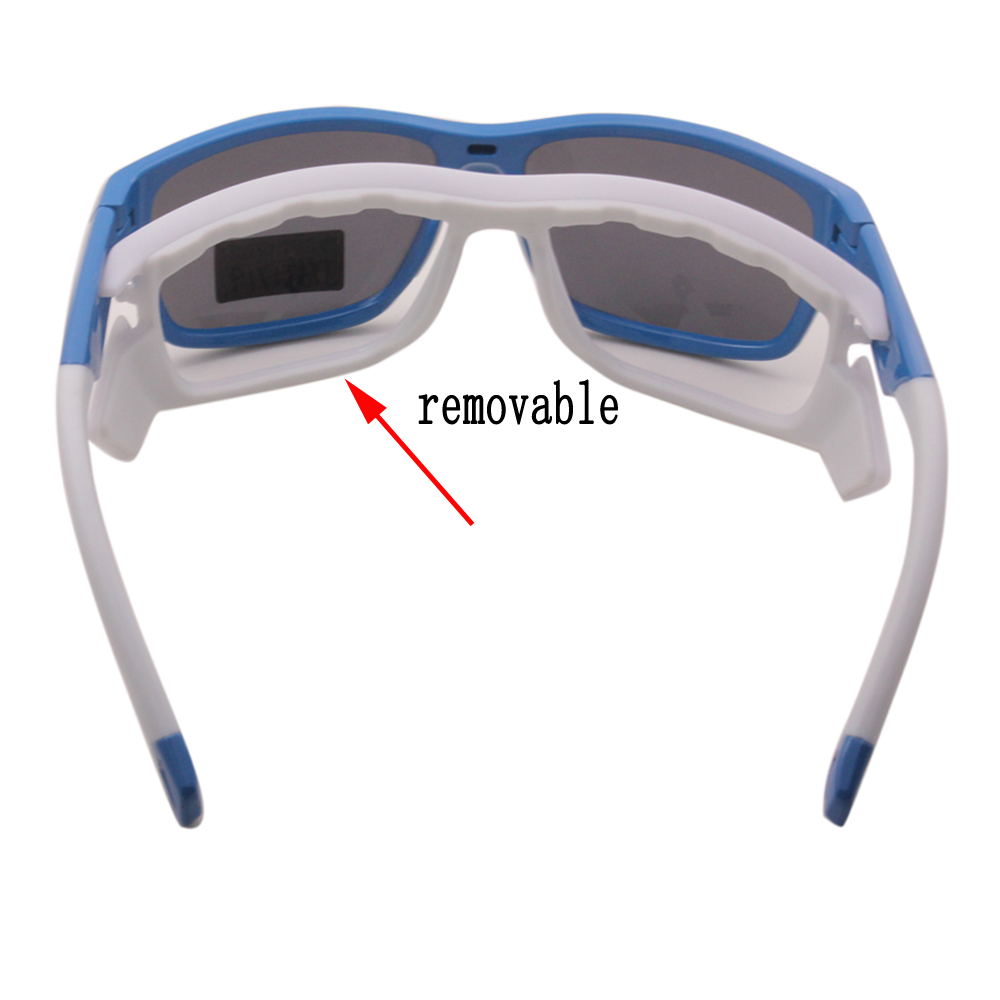 Custom Top Quality Glasses Double Frames UV400 Bike Sunglass