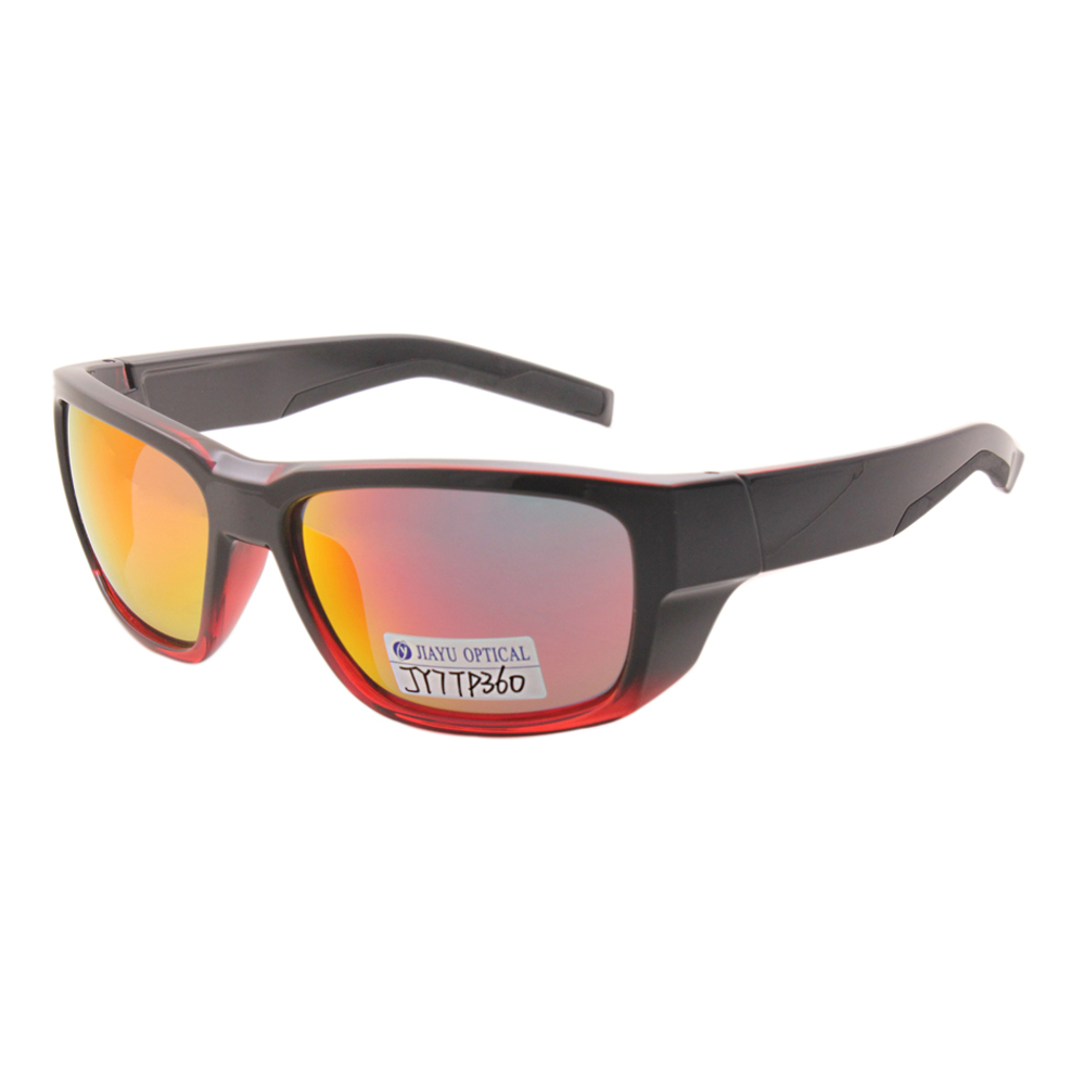 Fashion Red Mirror Coating Men Sport Polarized Sunglasses