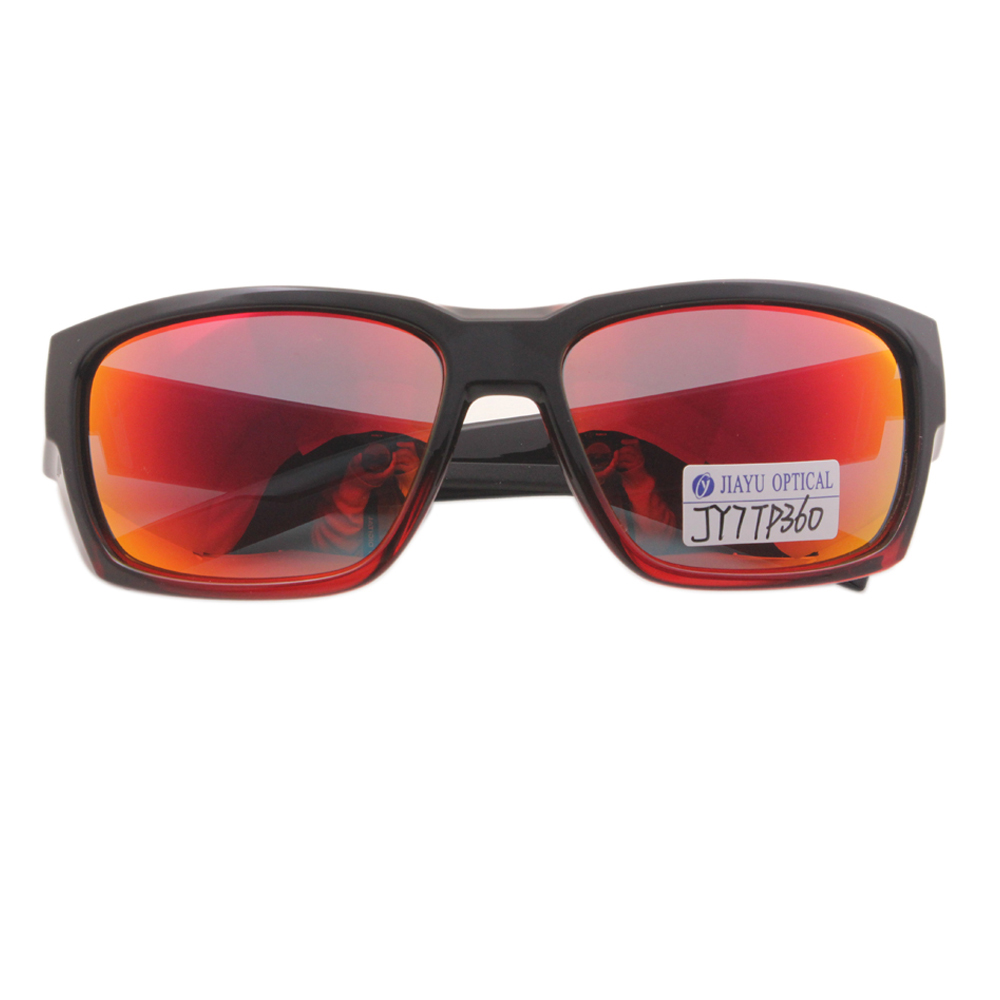 Fashion Red Mirror Coating Men Sport Polarized Sunglasses