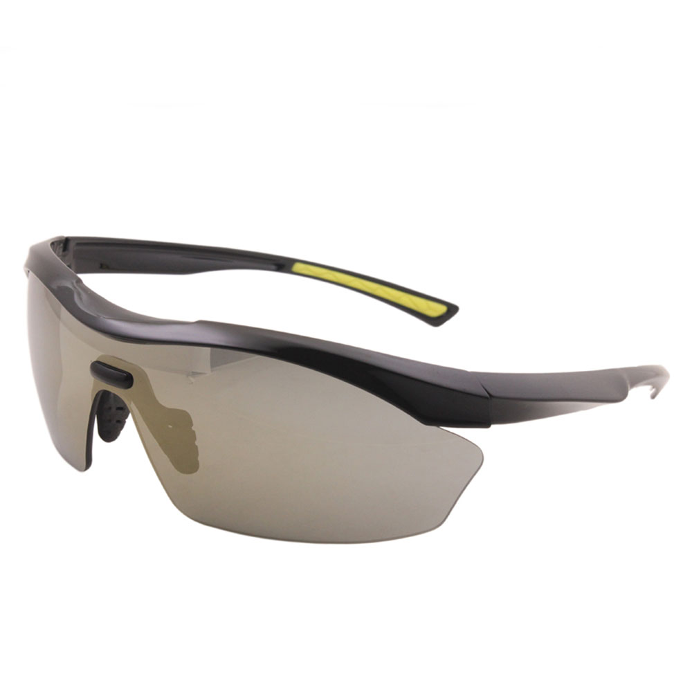 One piece Bicycle TR90 Frames Polarized Sports Sunglasses