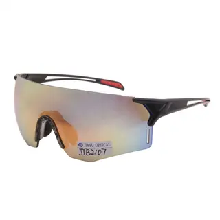 Rimless PC Lens Anti-impact Riding One-piece Sunglasses