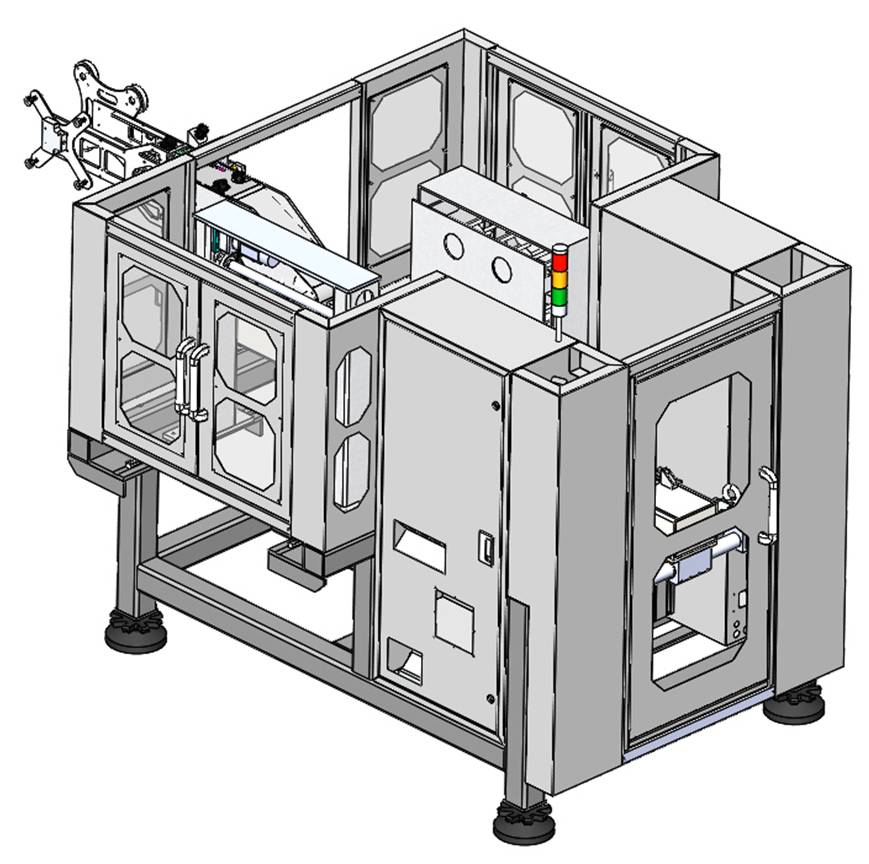 Side Entry In-mold Labeling Robot, Max Clamping Force 250-450 kN