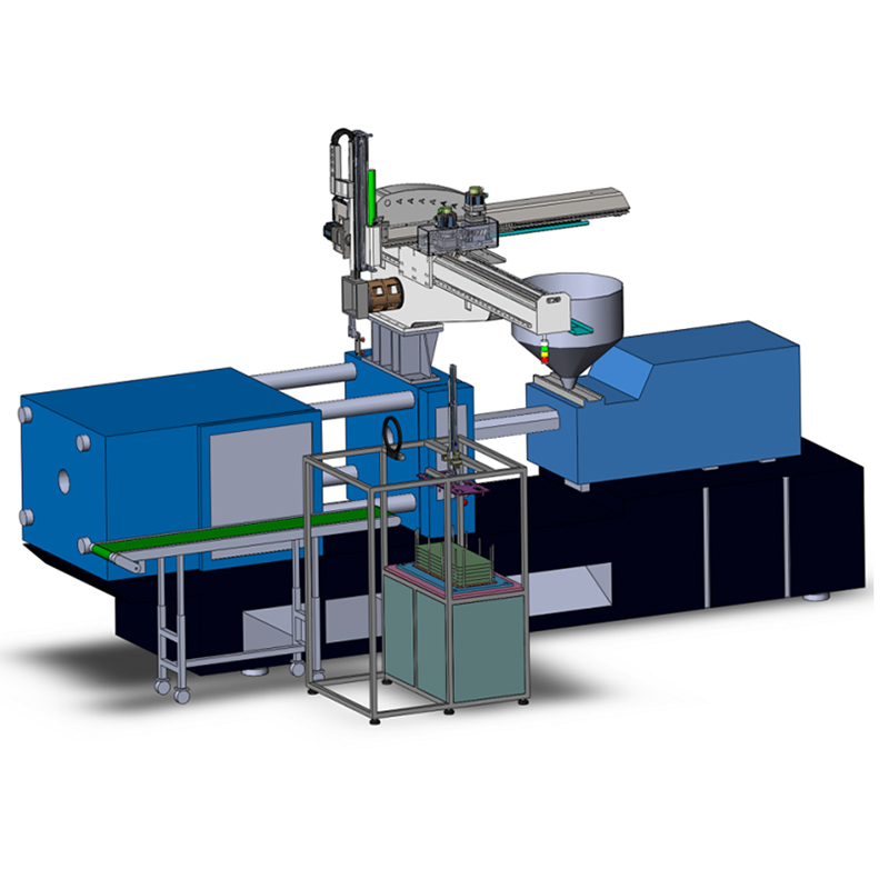 Top Entry In-mold Labeling Robot, Max Clamping Force 200-850 kN