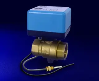 heated welding ball valve