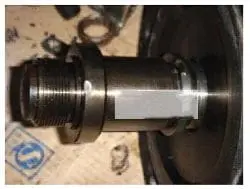 The structure of the valve after disassembly