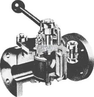 Expansion cylindrical plug valves