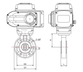 Motorised Plastic Butterfly Control Valve: Efficient Fluid Control Solution
