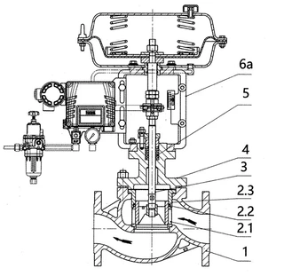 Drawing for Pneumatic Control Valves