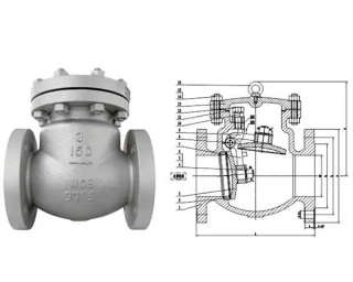 Cast Steel Swing Check Valves