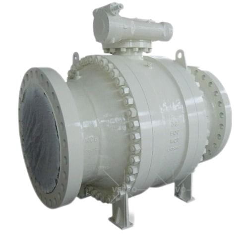 Válvula de bola de muñón API 6D, ASTM A216 WCB, 36 pulgadas, 600 LB