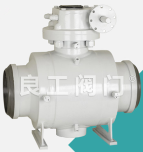 API 6D ASTM A105 Ball Valve, DN15-DN1000, Worm Gear
