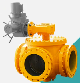 API 6D Carbon Steel Three Way Ball Valve, DN15-DN250, PN16-PN40