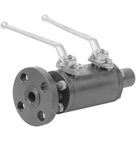 ASTM A105 DBB Ball Valve, 3 PCS, API 6D, ASME B16.34