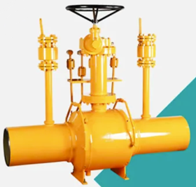 ASTM A182 F316 Double Bleed Gas Ball Valve, API 6D, 2-56 Inch