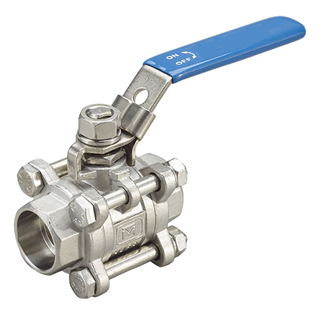 ASTM A216 WCB 3PC Ball Valve, 1/4-4 IN, DN8-DN100, PN63