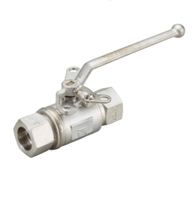 صمام الكرة PN250 ، قطعتين ، CF8M ، WCB ، DN8-DN50 ، SW