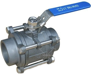 SS 304 CF8 Floating Ball Valve, API 608, 3 Inch, DN65, NPT