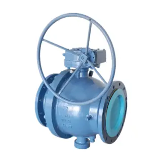 24 Inch Trunnion Ball Valve, BS 5351, ASTM A182 F53, 600 LB
