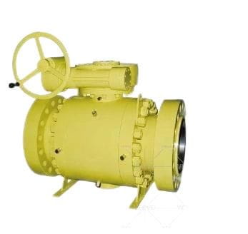 Válvula de bola de muñón API 6D, 24 pulgadas, 600 LB, brida RTJ