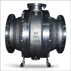 API 6D Ball Valve, ASTM A352 LCB, 24 Inch, Class 150 LB, RF