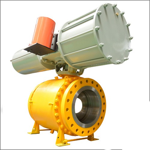 API 6D Pneumatic Ball Valve, ASTM A216 WCB, 28 Inch, 150 LB