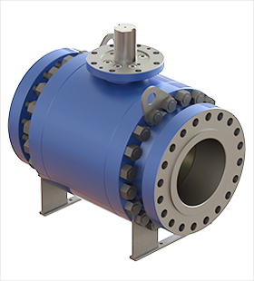 Metal Seated Trunnion Mounted Ball Valve