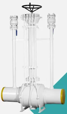 API 6D Double Bleed Gas Ball Valve, ASTM A105