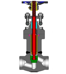 ASTM A182 F316 Bellow Seal Globe Valve, API 602, 1/2-2 IN