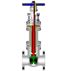 ASTM A216 WCB Bellow Seal Gate Valve, API 600, 2-12 Inch