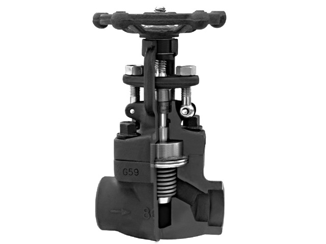 Válvula de globo de fuelle