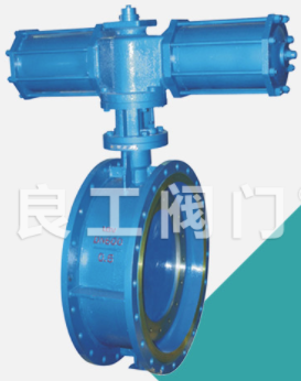 ASTM A216 WCB Pneumatic Butterfly Valve, DN50-DN1000, PN10-PN25