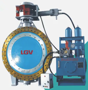 ASTM A351 CF8 Hydraulic Actuated Butterfly Valve, 4-200 Inch