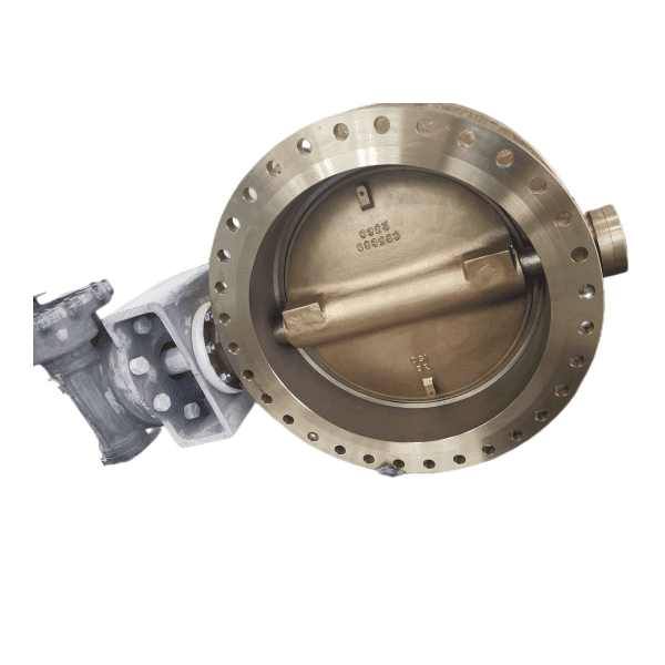 Válvula de mariposa API 609, ASTM B148 C95800, 36 pulgadas, 150 LB