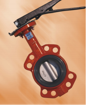 Cast Iron Concentric Butterfly Valve, PN10, Wafer, Lugged