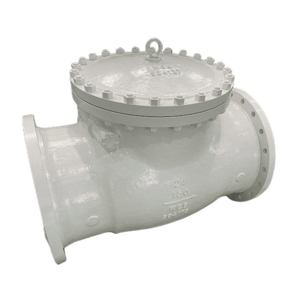 ASTM A216 WCB Swing Check Valve, API 6D, 24 Inch, 150 LB, RF