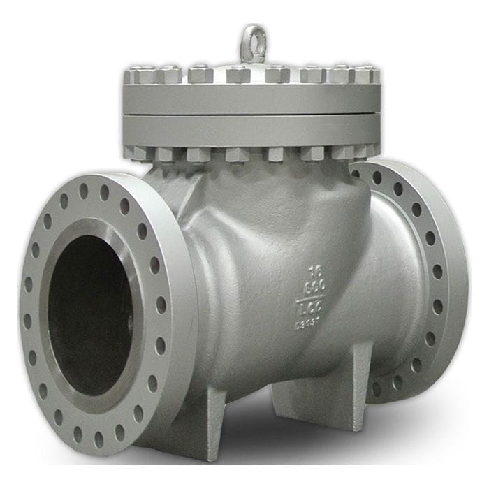 API 6D Swing Check Valve, ASTM A216 WCB, 20 Inch, 300 LB