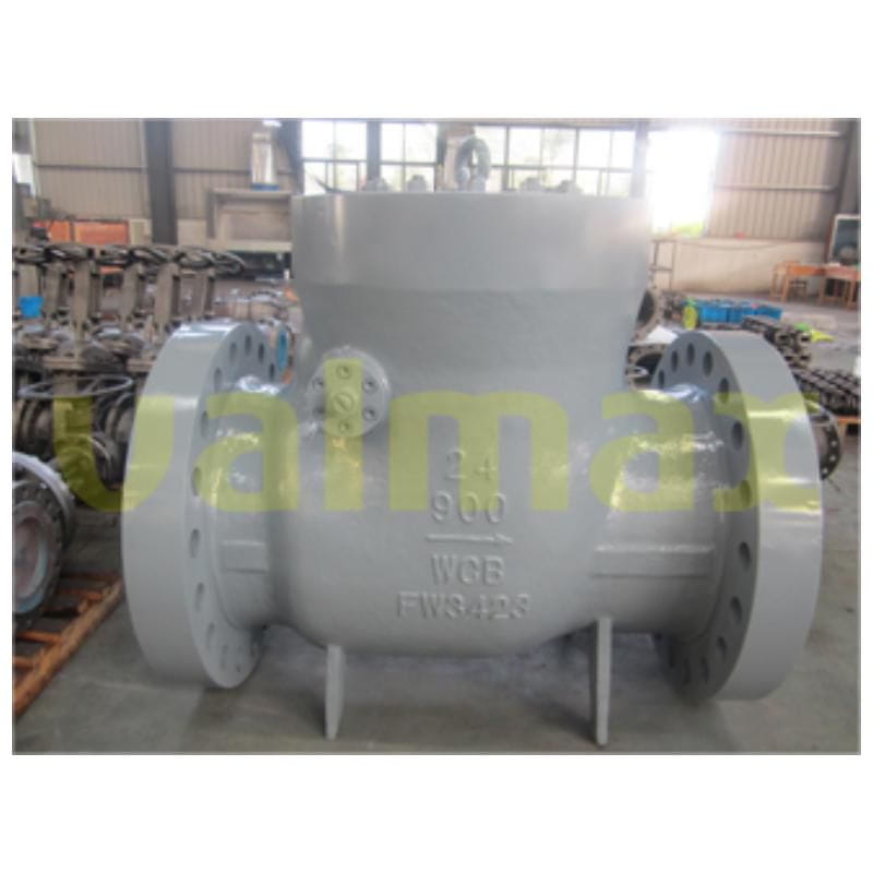 صمامات فحص من طراز A216 من طراز ASTM WCB، BS 1868، DN600، PN150، طرف RF