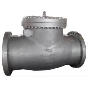 ASTM A216 WCB Check Valve, Swing Type, Class 150 LB, 36 Inch