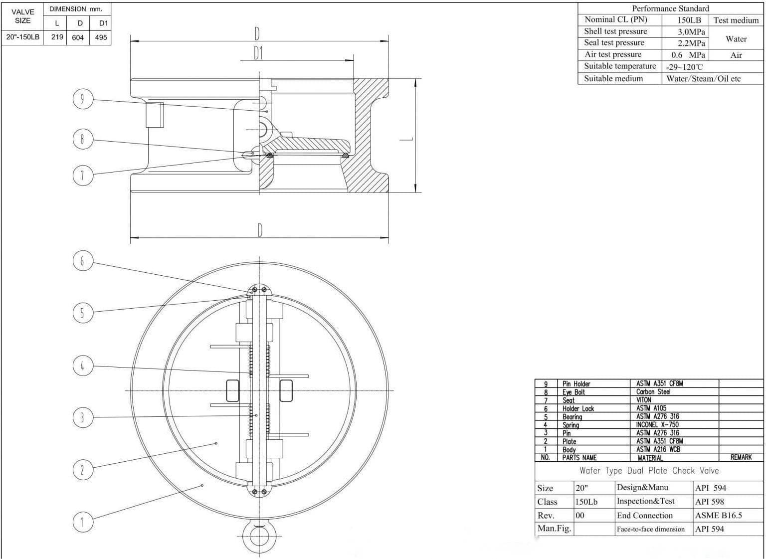 Dual Plate Check Valve