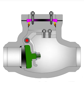 ASTM A216 WCB Pressure Seal Check Valve, ASME B16.34, 2-24IN