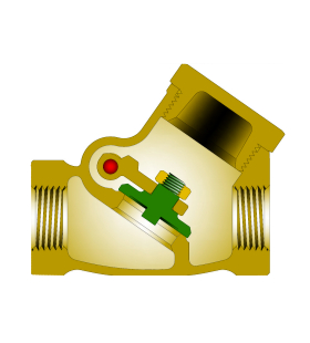 ASTM B61 Y Pattern Check Valve, MSS SP-80, 1/4-3 Inch