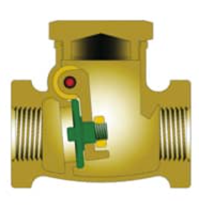 ASTM B62 Swing Check Valve, MSS SP-80, 1/4-3IN, Class 125