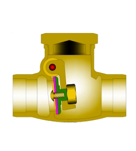 Bronze Swing Check Valve, ASTM B61, 1/2-3 Inch, Class 200