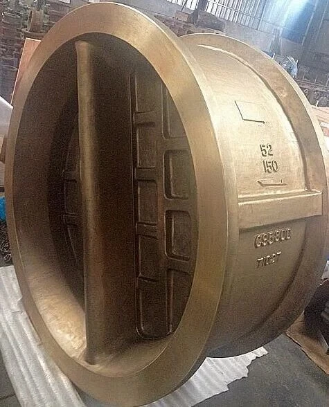 Al-Bronze ASTM B148 C95800 Check Valve, API 594, 52 IN, 150 LB