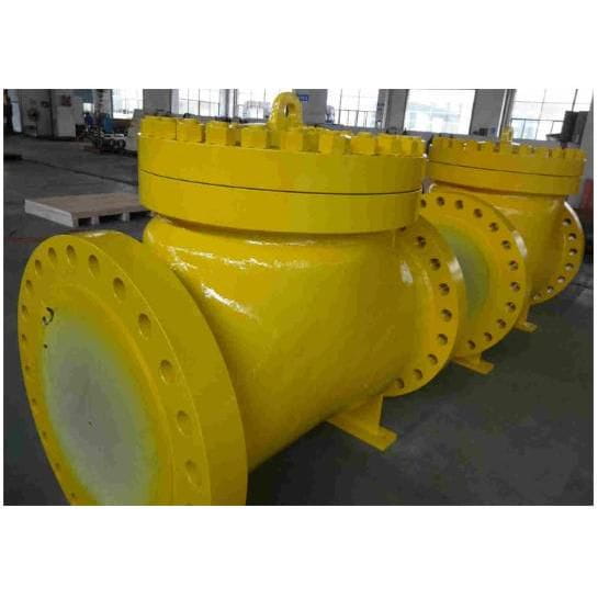 صمام فحص التأرجح كامل القطر، 48 بوصة، 150 رطل، BW نهاية