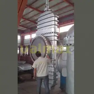 API 6D Gate Valve, ASTM A216 WCB, 42 Inch, Class 150 LB, RF