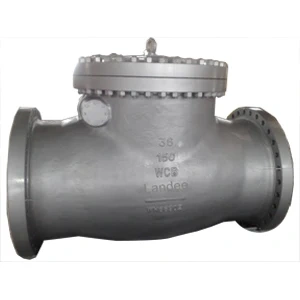 36 Inch Check Valve, ASTM A216 WCB, Class 150 LB, Flanged RF