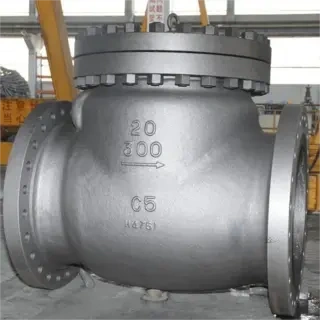 ASTM A217 C5 Swing Check Valve, 20 Inch, API 6D, 300 LB